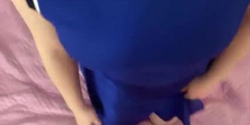 Petite Teen Convinced To Take Hard Pov Creampie