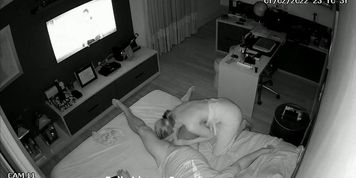 Ipcam Australian Tanned Couple Fucks On Their Bed