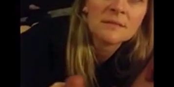 Cell phone video Wife Strokes  Sucks Hubbys Cock