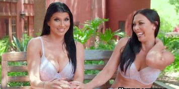 The best wild trio with two pornstars Romi and Rachel (Keiran Lee)