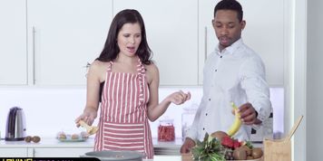 Chef fucks his sexy kitchen apprentice