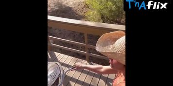 Sara Sampaio Bikini Scene  in Sara Sampaio Sexy Sizzles In A Hot Brown Bikini In Portugal