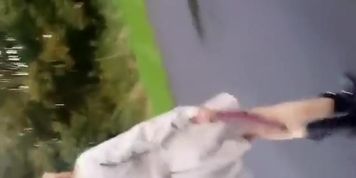 Wife spreads her ass under a coat