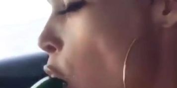 Light Skinned Deepthroating Slut Showing Off 