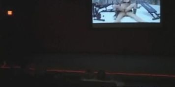 Girl Tattooed Then Off To A Porn Theater