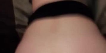 Big Booty White Girl Let's Me Fuck!