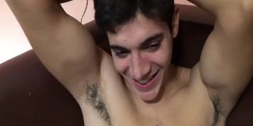 Young Employee Tickled On The Couch