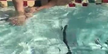Rough Bulge In The Swimming Pool