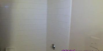 Busty cfnm amateur tugs