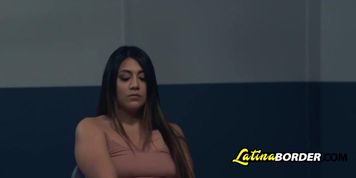 Naughty Latina banged by stranger