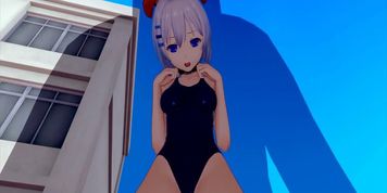 DATE A LIVE Origami Tobiichi (3D HENTAI)