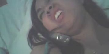 Chubby asian MILF phone and webcam sex - video 6