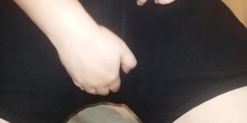 Baby Boy Jerking Off, Spanking, Spreading, Rimming, Bouncing, and Shaking His Ass While Moaning