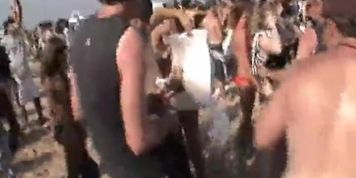 Spring Break Girls Coke Beach Flashing Part 2