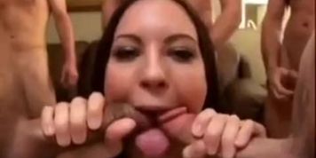 Jamie Huxley Drinking Loads of Cum