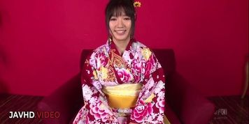 Kinky JAV Star Chiharu Gives Japan Blowjob & Gets Fucked In Kimono Blissfully