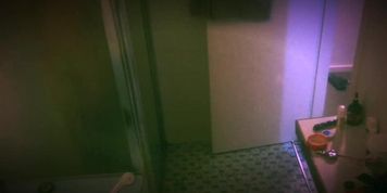 Hidden Cam Spies Big Cock Step-Bro Taking A Shower