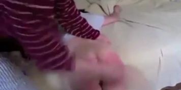 Spank ass till it's red