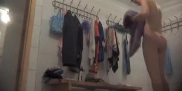 Changing room beautiful ass in panty and naked