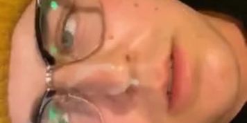 Cumming on my own face twice (compilation)