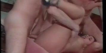 Patricia in anal threesome with two Swedish guys