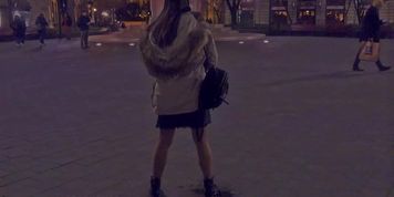 Pissing in the middle of Budapest square