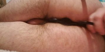 Slutty Bottom Using Prostate Massager