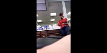 BIG BOOTY BLACK LATINA IN SPANDEX CANDID
