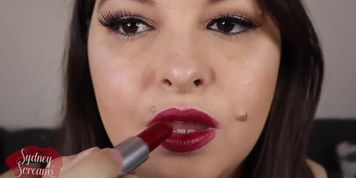 Enchanting POV Red Lipstick Kisses With MAC Dare You - Sydney Screams