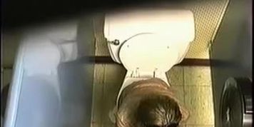 Cute girl in short little shorts shot on spy cam in toilet