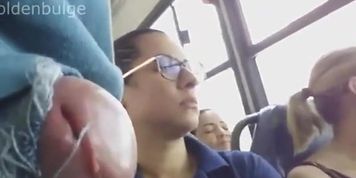 Flash Girl On Bus
