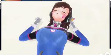 3D HENTAI POV OVERWAT?H DVA rides your cock