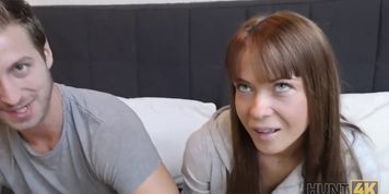HUNT4K. Tricky Guy Fucks for Cash Hot Chick who Needed Accommodation