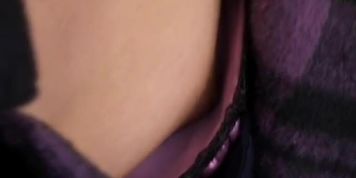 Sexy amateur japanese downblouse nipslip
