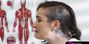Petite Tranny Gynecologist Fucks Naive Teen Patient (Natalie Mars)