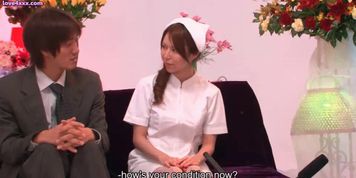 Insatiable asian nurse gets toyed - video 1