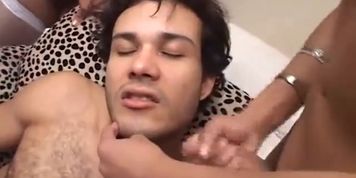 SHEMALE BUKKAKE 1 - Scene 1