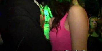 Real amateur party babes sucking on cock