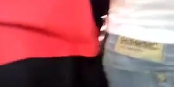 Encoxada 248: she was wid her Bf but liked another dick