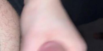 Amateur Cock Jerking & Cumshot