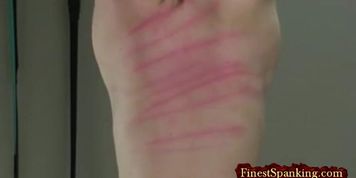 Dirty teens gets rough spanking