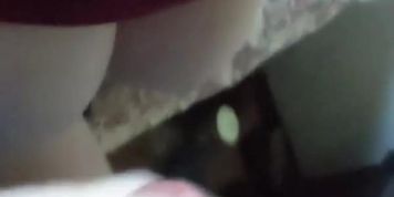 Pawg redhead loves being choked
