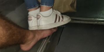 CFT 8 (Unknown Candid Trample In Bus With Adidas Superstars) (Gina Carano)