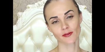 Very Sexy Brunette Hairplay and Striptease, Long Hair, Hair