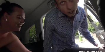 Horny Cougars Fuck Me in the Trunk of the MatureVan