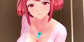 Xenoblade2 Pyra MMD sex creampie