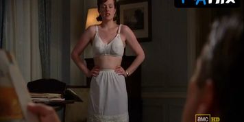 Elisabeth Moss Underwear Scene  in Mad Men