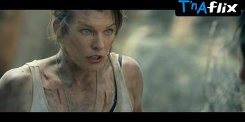 Milla Jovovich Sexy Scene  in Monster Hunter
