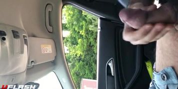 Flash cock in car