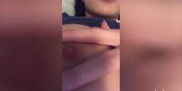 Amazing brunette touching her roast beef pussy